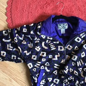 Lightweight 80’s print jacket